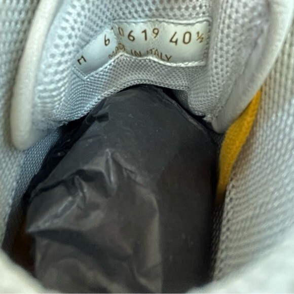 NEW Saint Laurent SL24 Mid Top Sneakers Blue and Off White 40.5 / 10.5 YSL - Picture 13 of 13